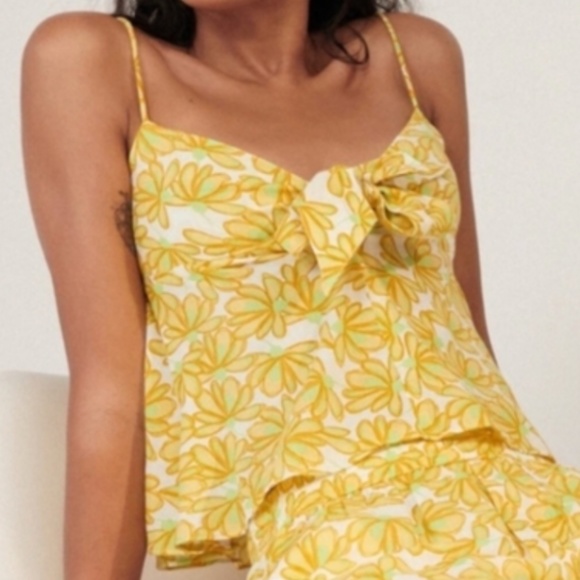 Brand New Zara Floral Cropped Tank Top - Picture 12 of 12